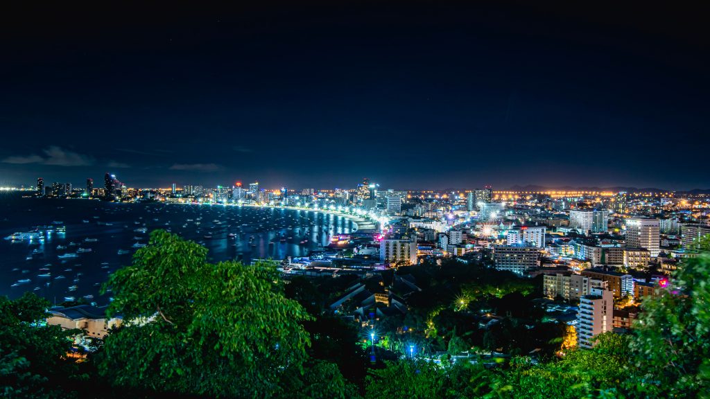 Pattaya at night view